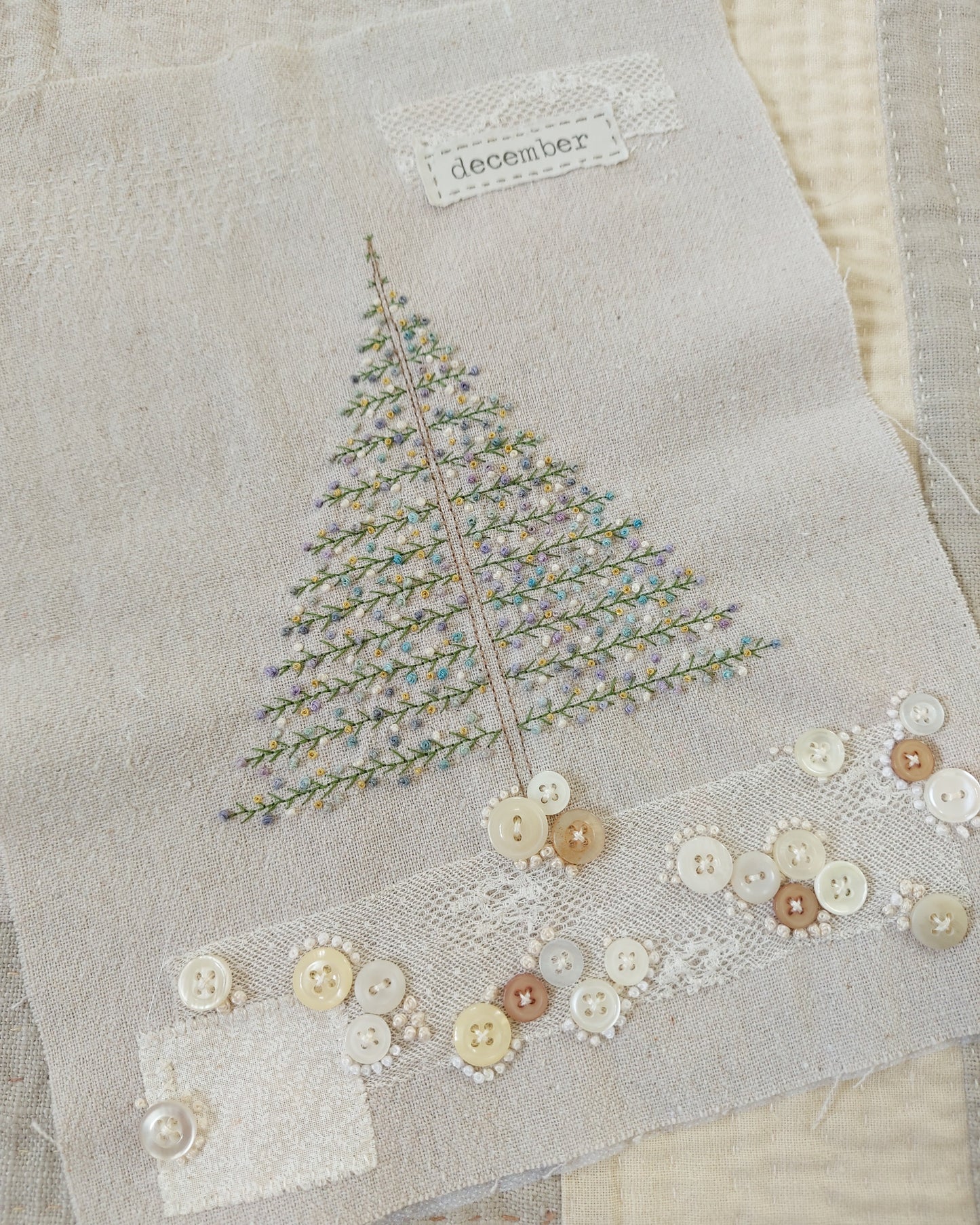 December Tree Digital Pattern