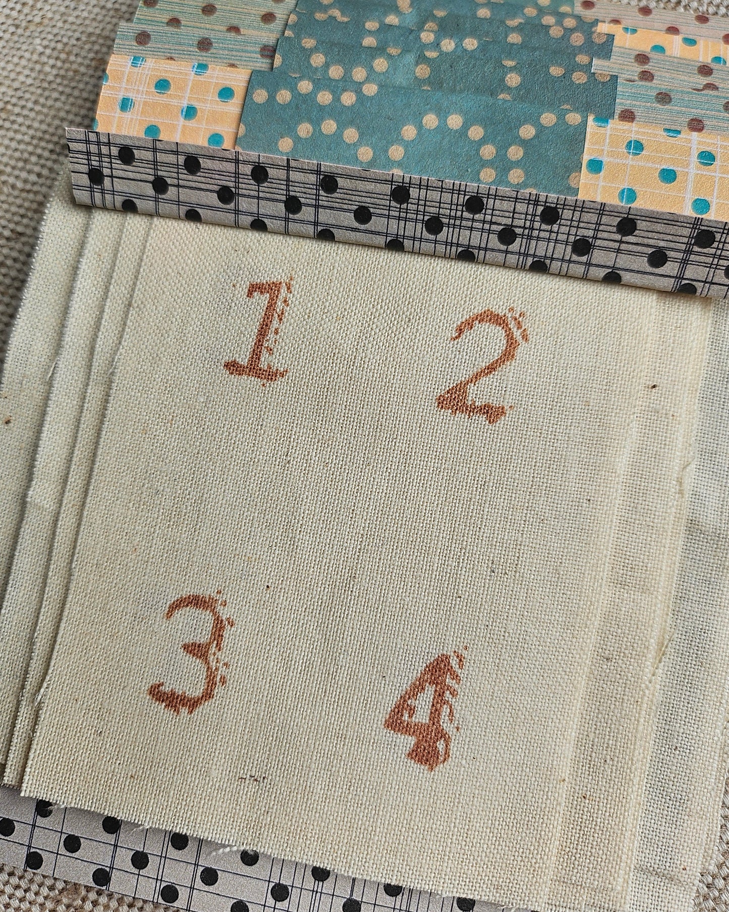Stamped Numbers Pack