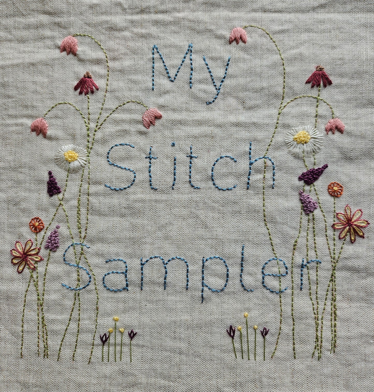 Coming Soon: "My Stitch Sampler" Block of the Month Digital Pattern