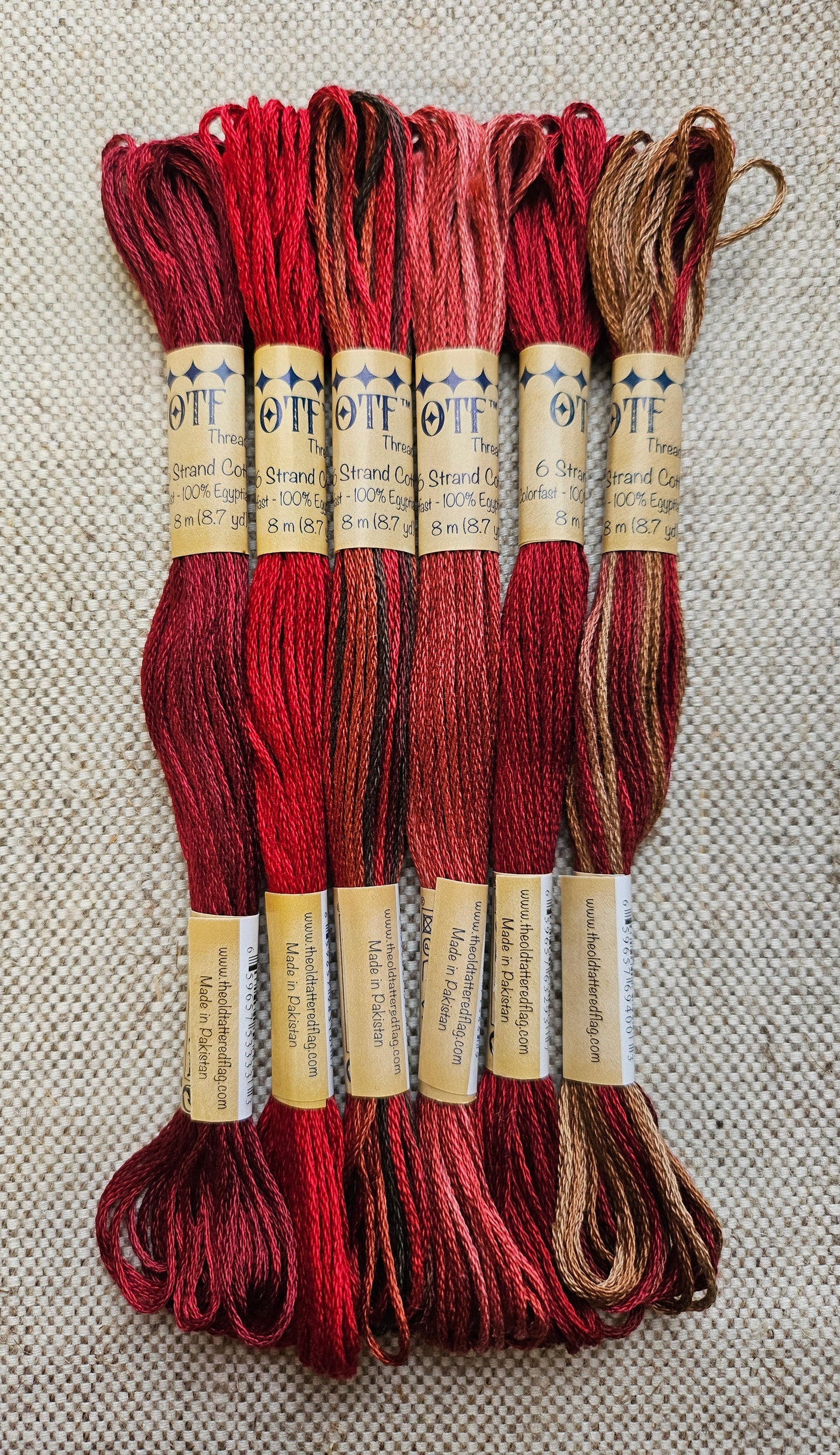 OTF All the Reds Thread Pack
