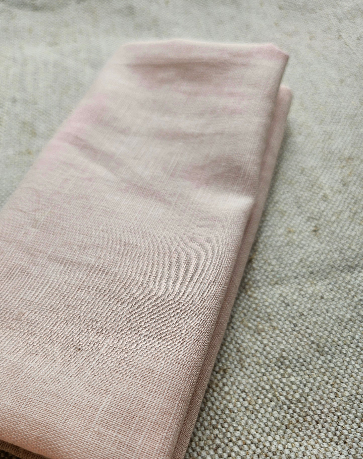 Linen/Cotton Fabric - Blush - Fat Quarter