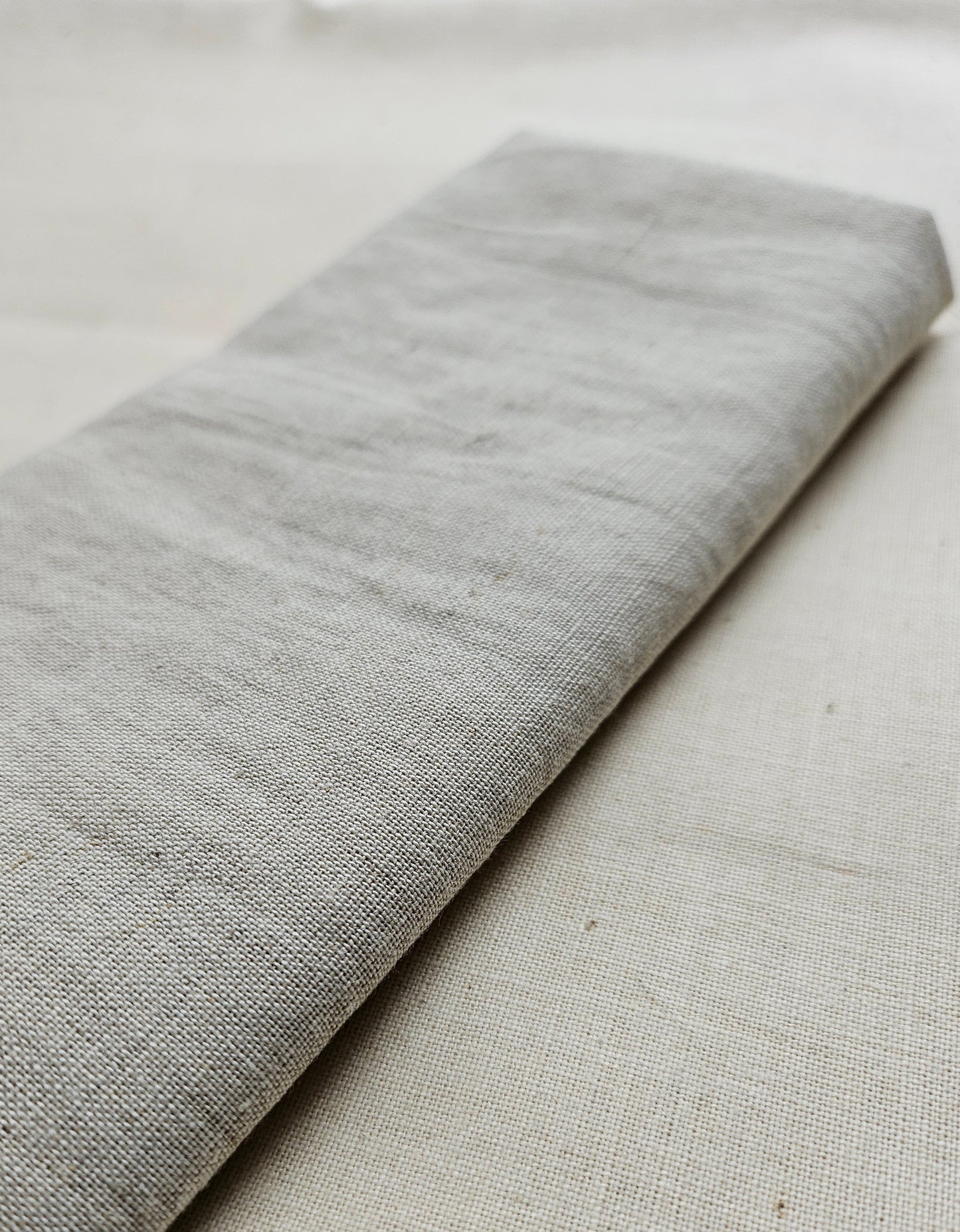 Linen/Cotton Fabric - Cream 1/8