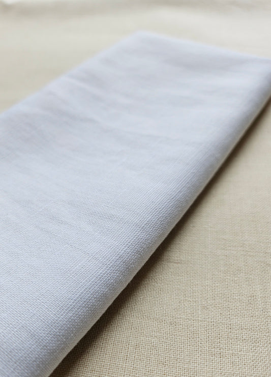 Linen/Cotton Fabric - White 1/8