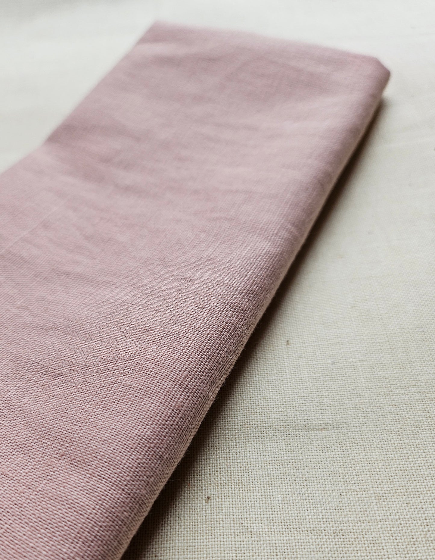 Linen/Cotton Blend - Dusky Pink 1/8