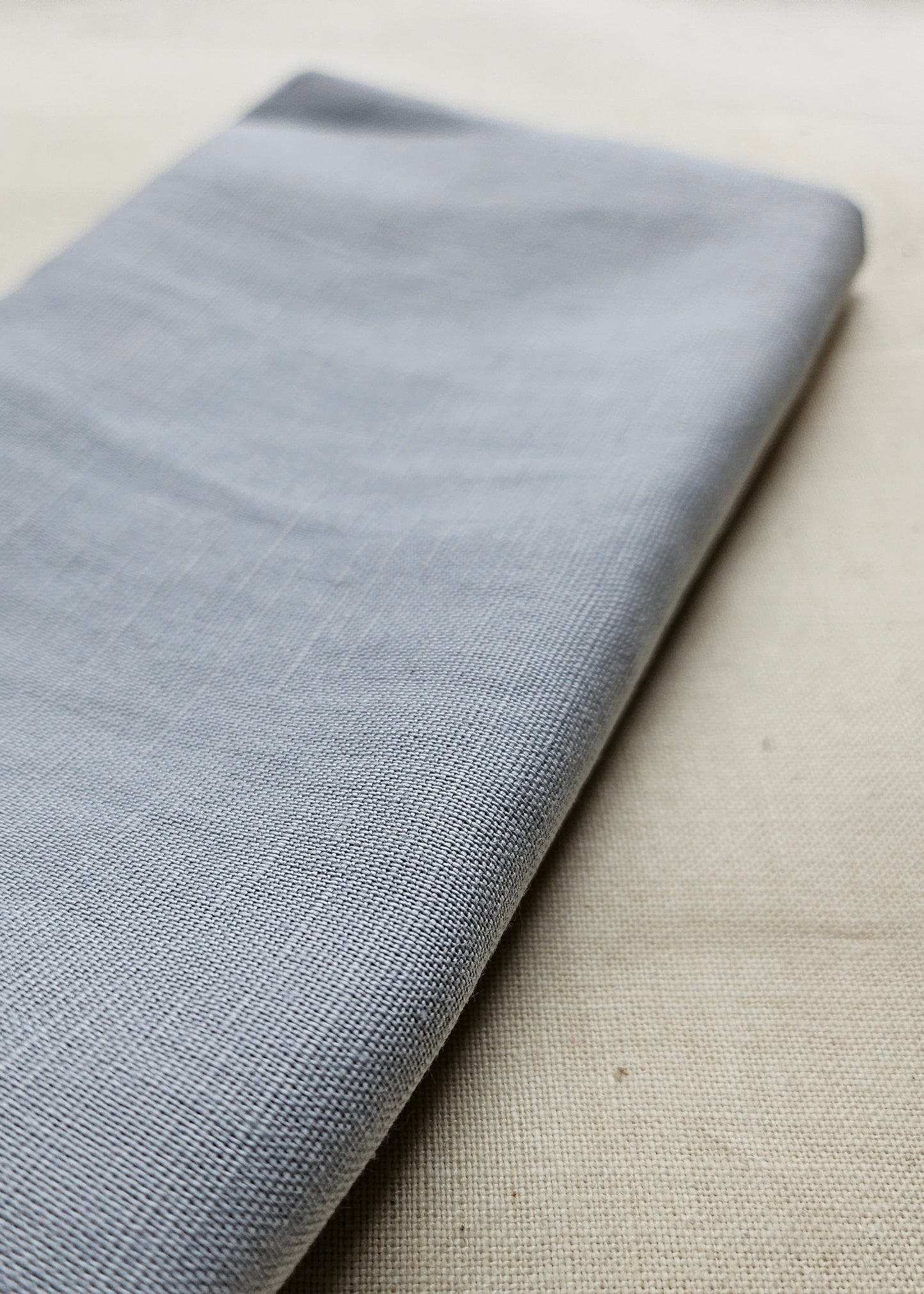 Linen/Cotton Fabric - Silver 1/8