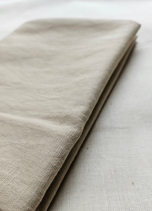 Linen/Cotton Fabric - Sand 1/4