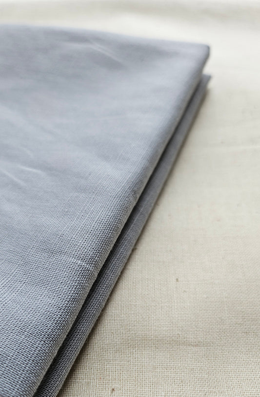 Linen/Cotton Fabric - Silver 1/4