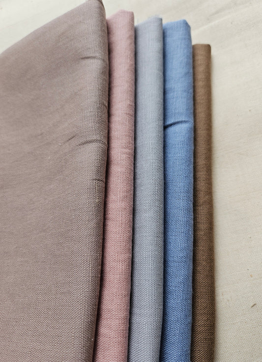 Linen/Cotton Fabric - Colour Pack 1/4