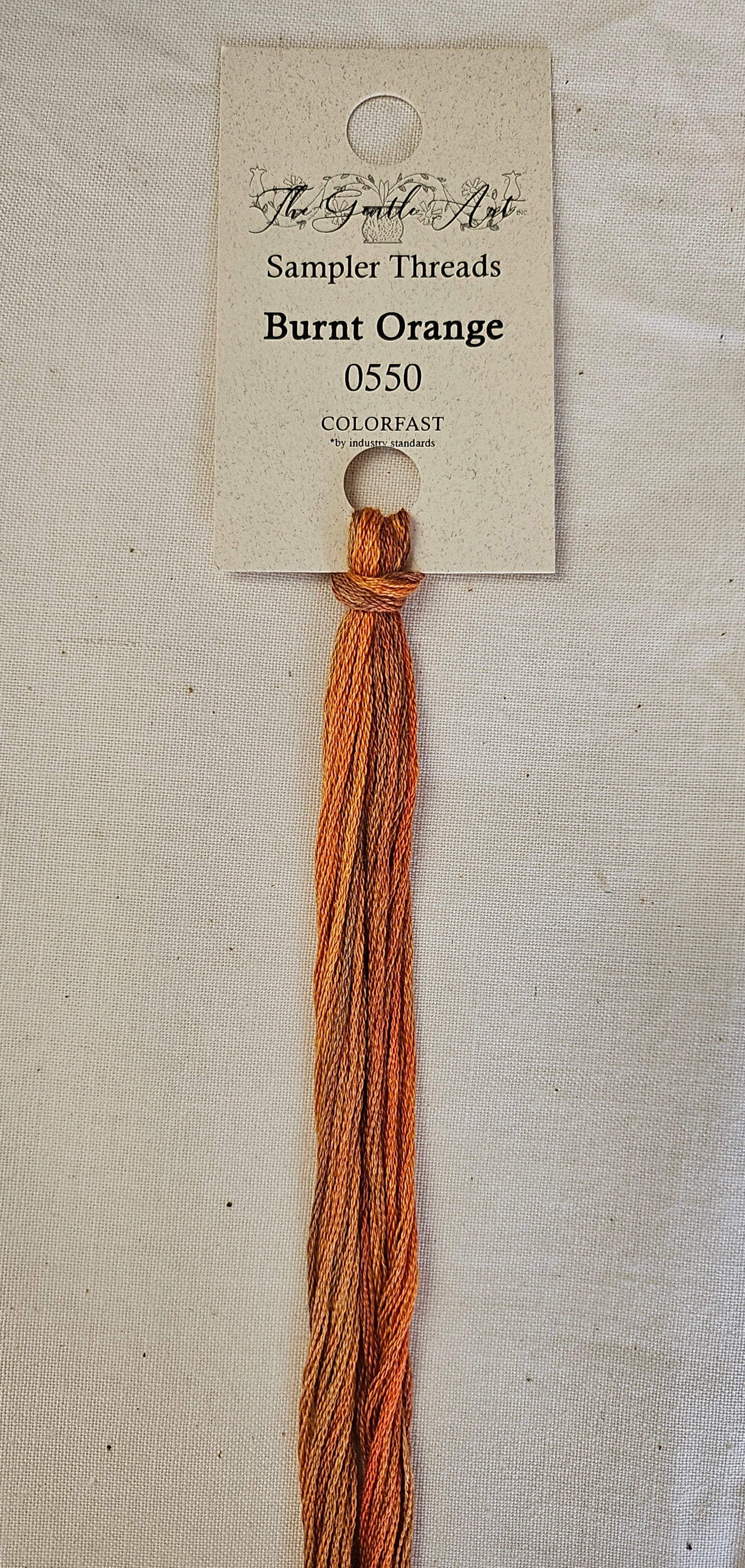 Burnt Thread Gentle Art Sampler Thread - Burnt Orange – The Makers Studio