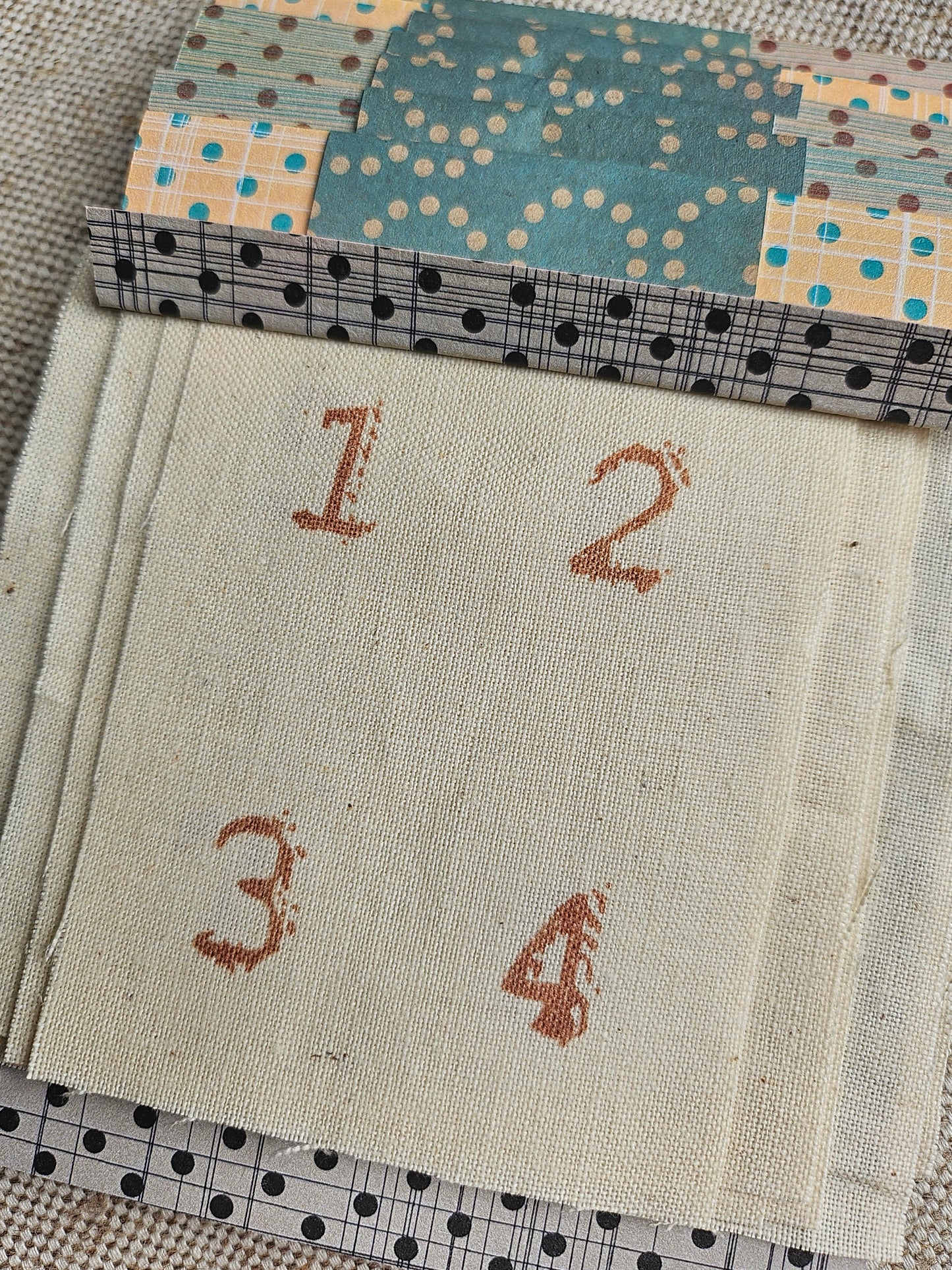 Stamped Numbers Pack