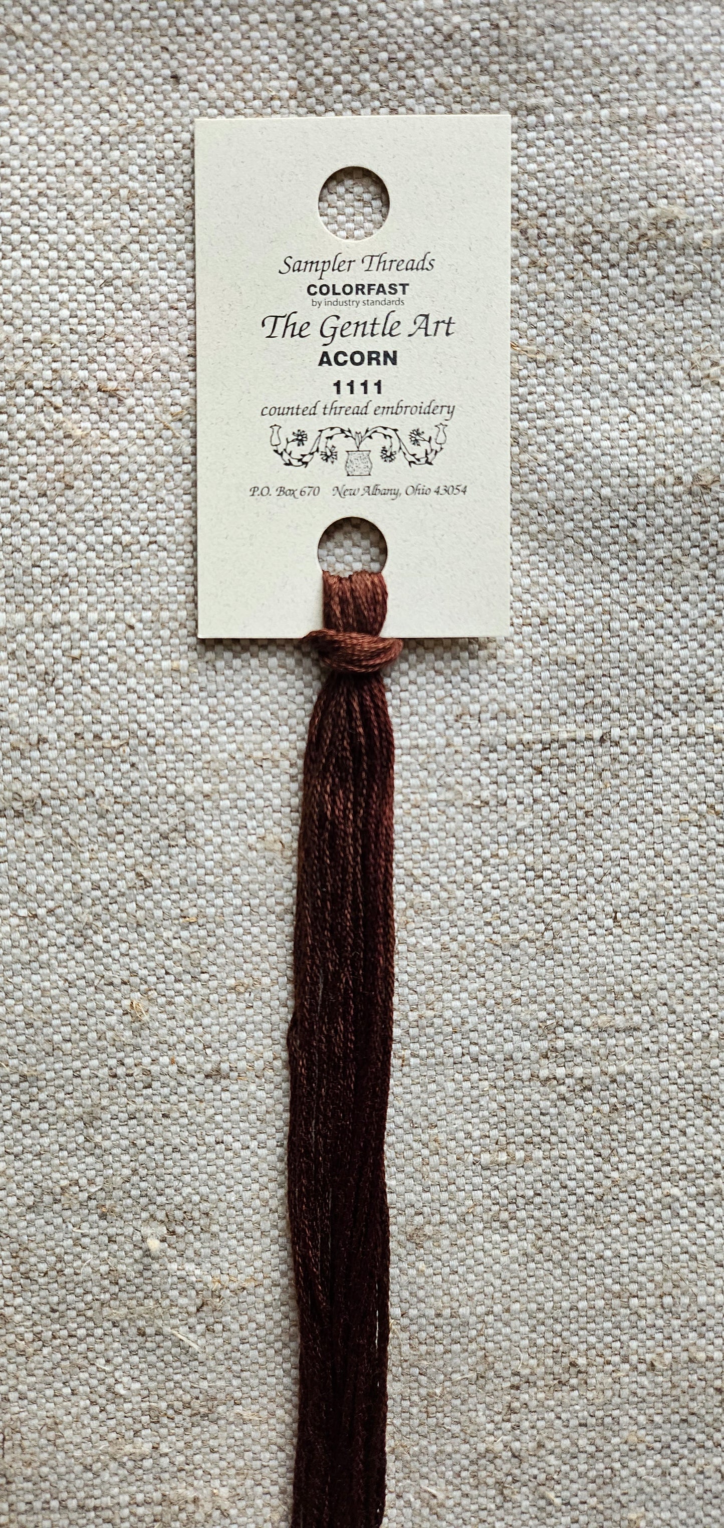 Gentle Art Sampler Thread - Acorn