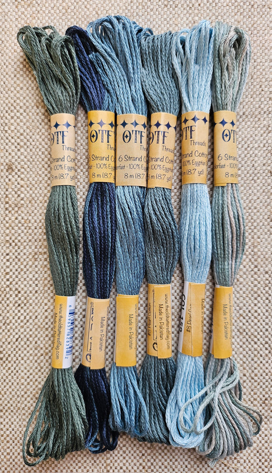OTF Beautiful Blues Thread Pack