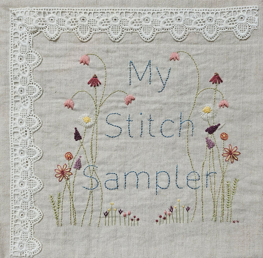 "My Stitch Sampler" Block of the Month Digital Pattern