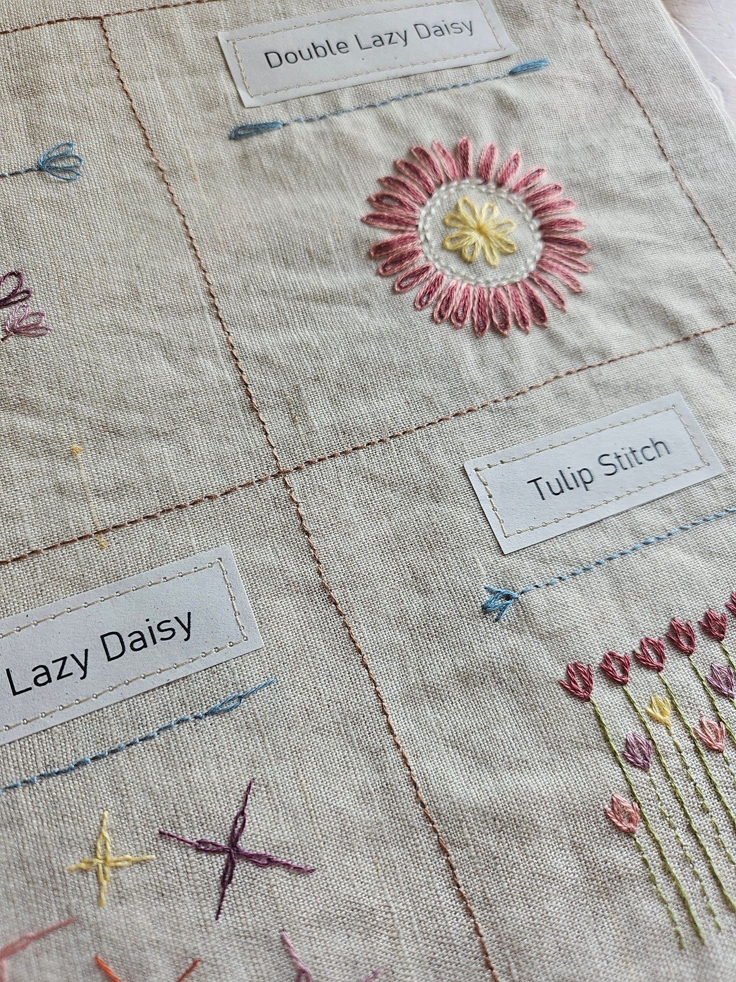 "My Stitch Sampler" Block of the Month Digital Pattern