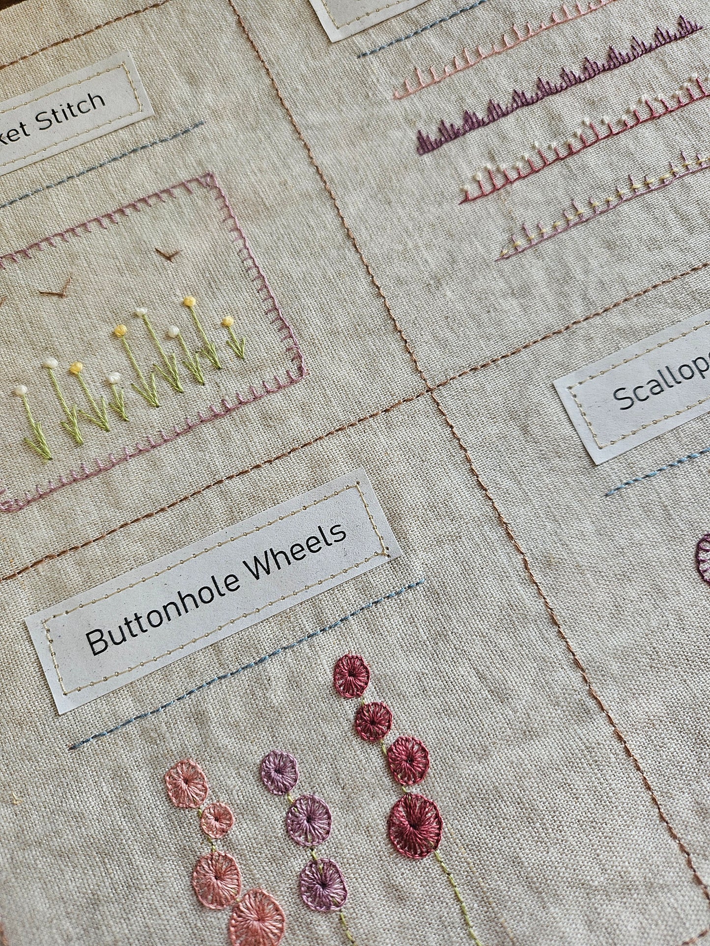 "My Stitch Sampler" Block of the Month Digital Pattern