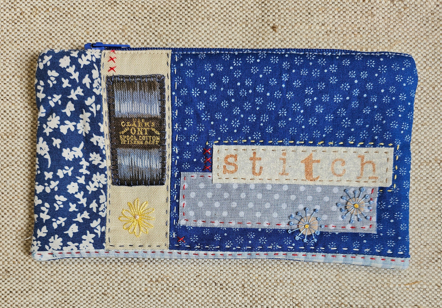 "Stitch" Zippered Pouch