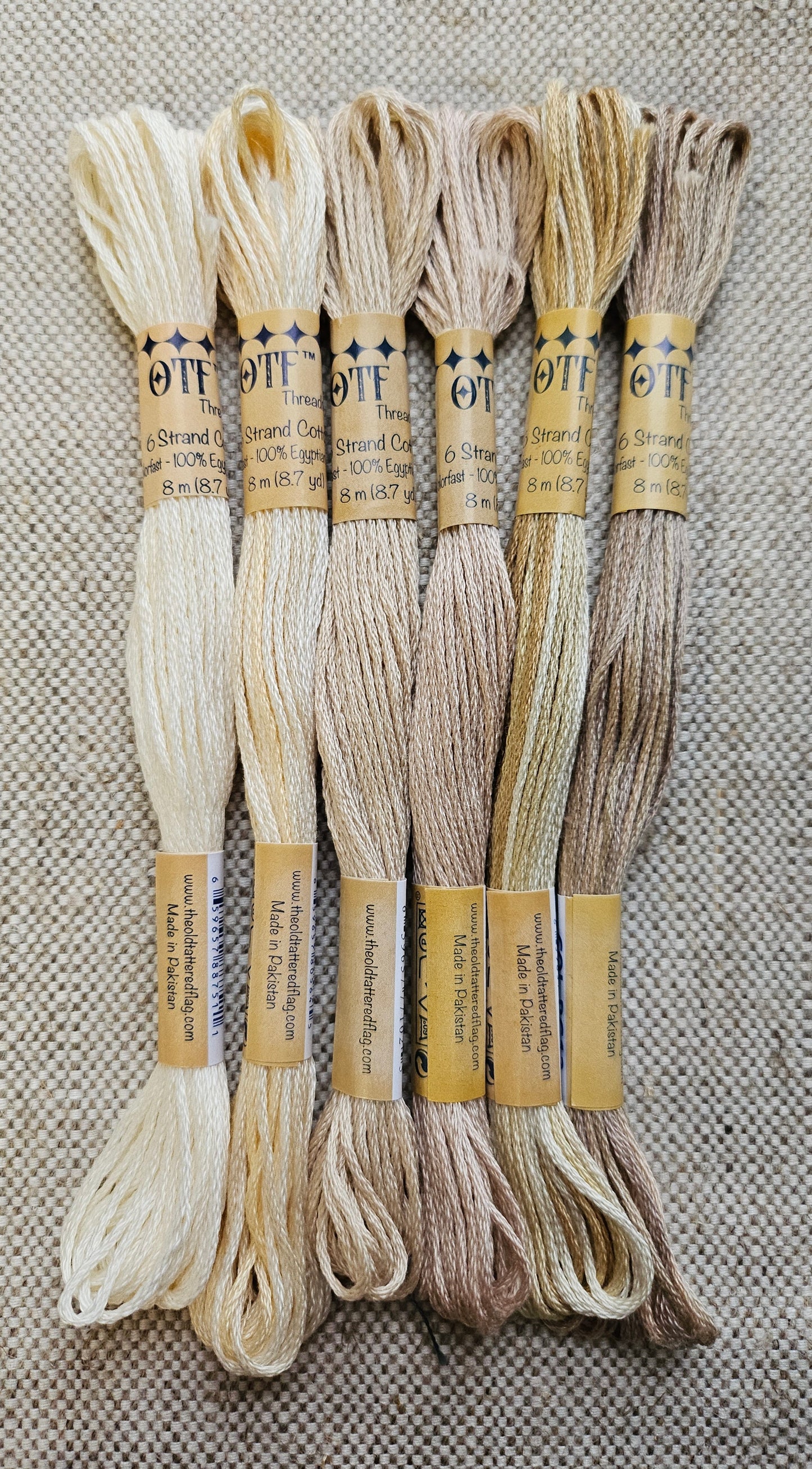 OTF Creamy Neutrals Thread Pack
