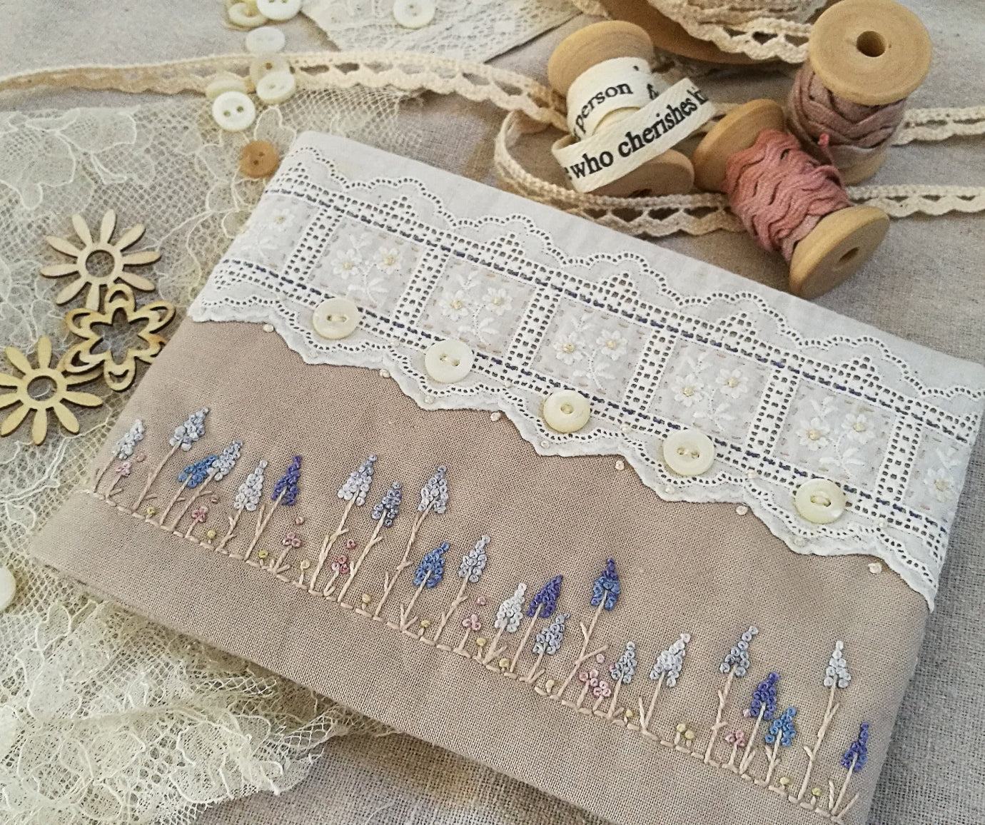 Lavender Needlebook Kit